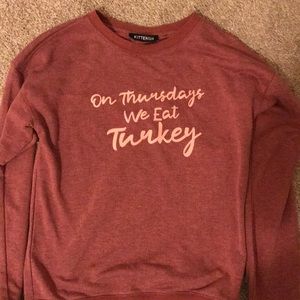 Kittenish Thanksgiving pullover - 2018 season